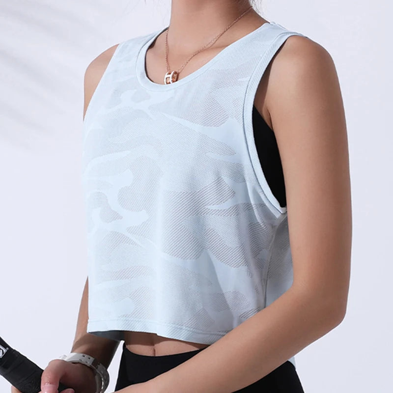 Women’s Camouflage Mesh Workout Tank