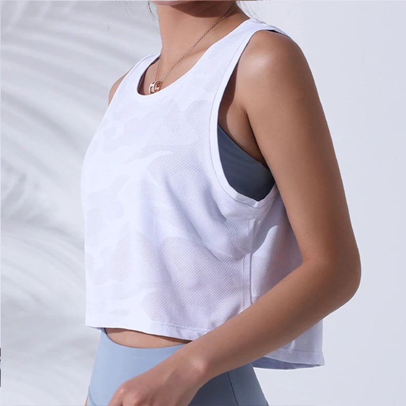 Women’s Camouflage Mesh Workout Tank