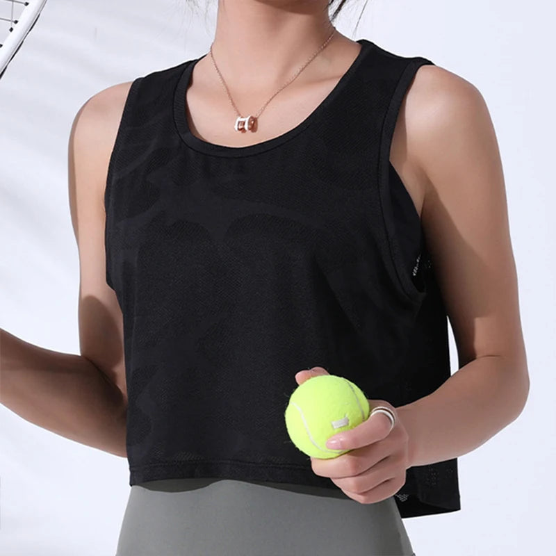 Women’s Camouflage Mesh Workout Tank