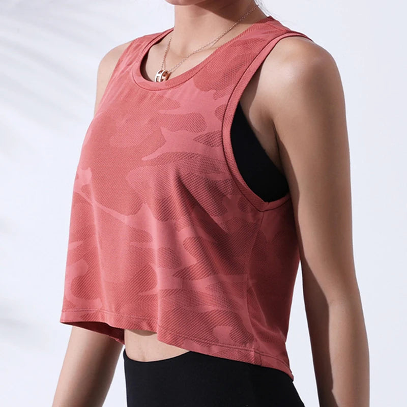 Women’s Camouflage Mesh Workout Tank