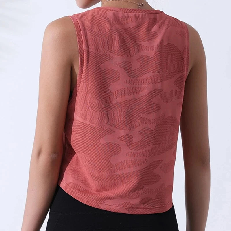 Women’s Camouflage Mesh Workout Tank