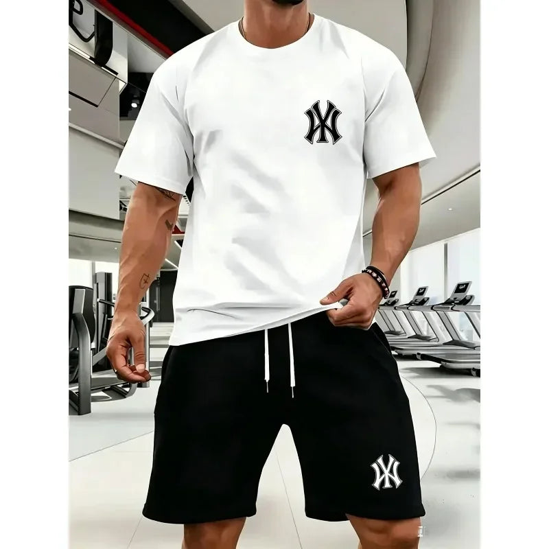 Men’s Quick-Dry T-Shirt & Shorts Set