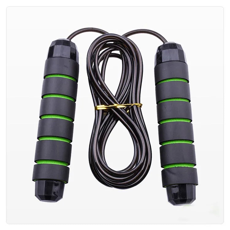 Adjustable Steel-Cable Jump Rope with Foam Handles