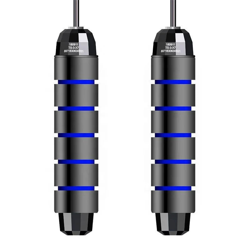 Adjustable Steel-Cable Jump Rope with Foam Handles