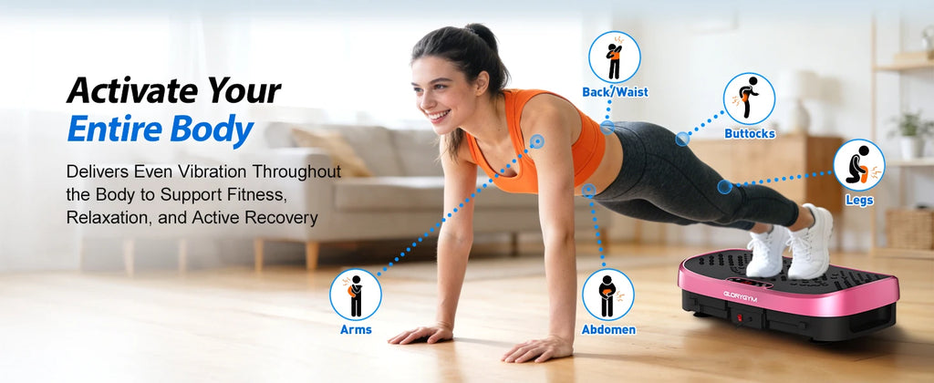 Vibration Plate Exercise Machine with 120 Speed Levels