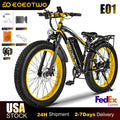 EOEOTWO E01 26-Inch Fat Tire Electric Bike