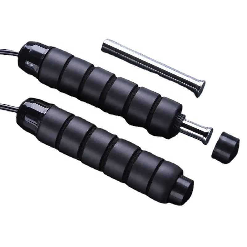 Adjustable Steel-Cable Jump Rope with Foam Handles