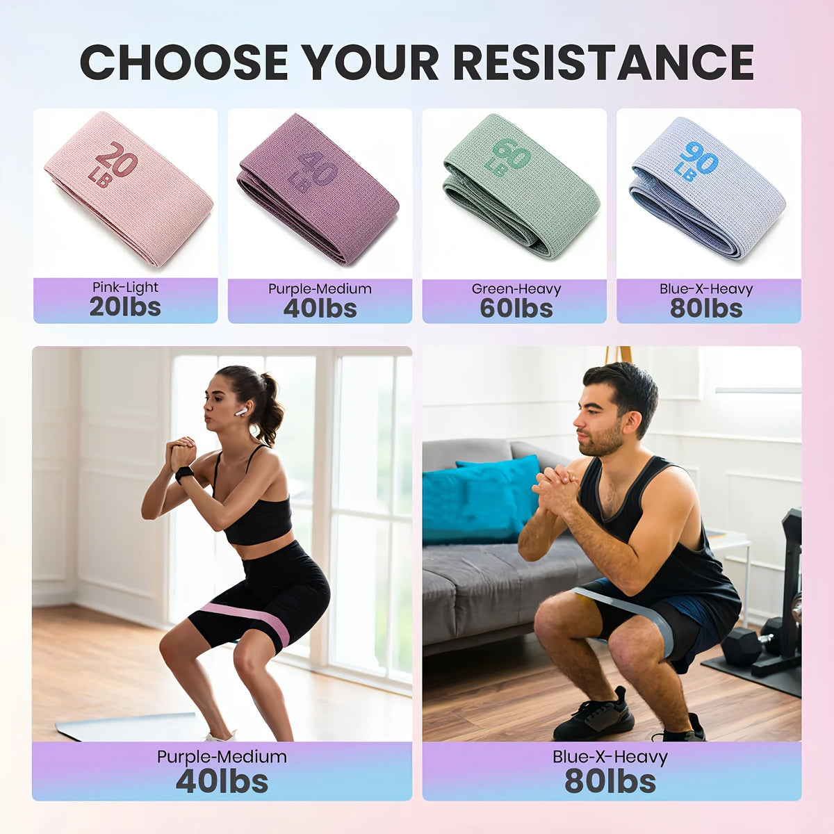 Fabric Loop Resistance Band – Sold Individually