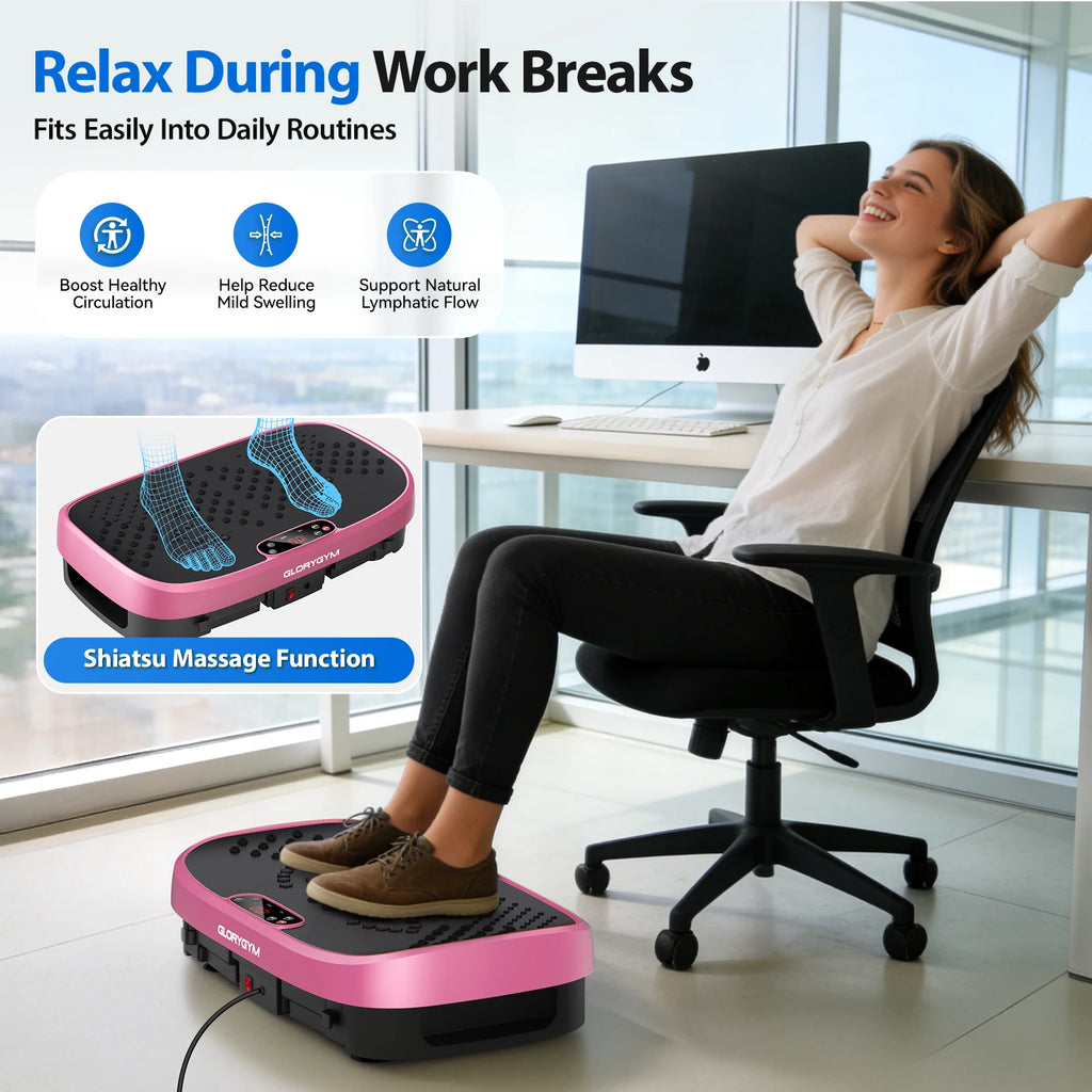 Vibration Plate Exercise Machine with 120 Speed Levels