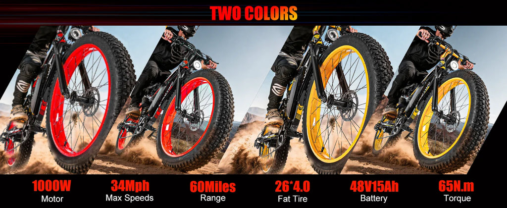 EOEOTWO E01 26-Inch Fat Tire Electric Bike
