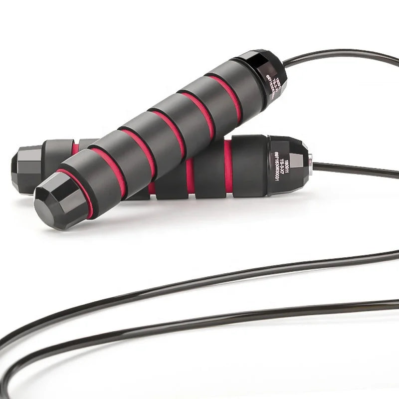 Adjustable Steel-Cable Jump Rope with Foam Handles