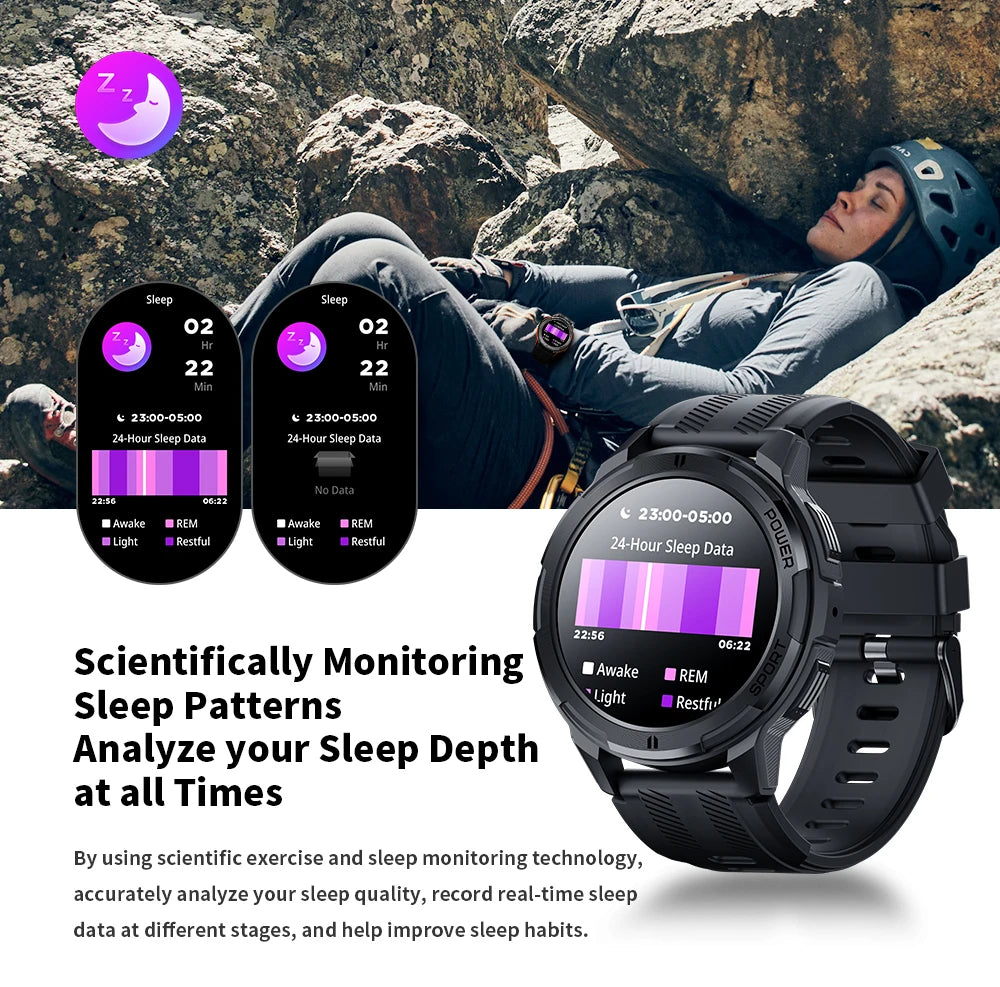 Oukitel BT10 AMOLED Smartwatch with Bluetooth Calling