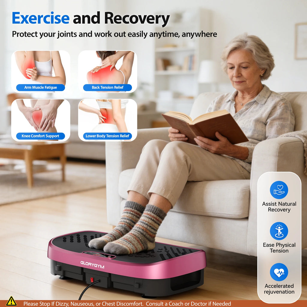 Vibration Plate Exercise Machine with 120 Speed Levels