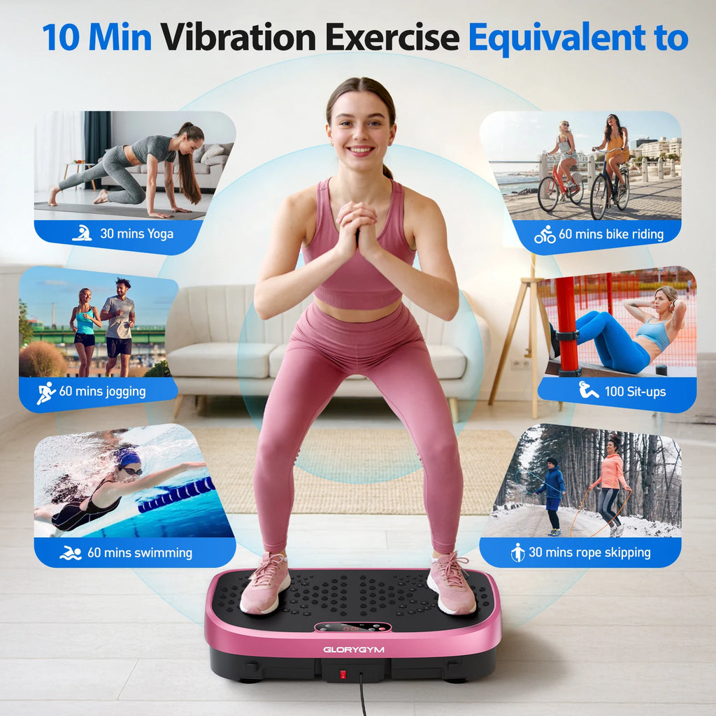 Vibration Plate Exercise Machine with 120 Speed Levels
