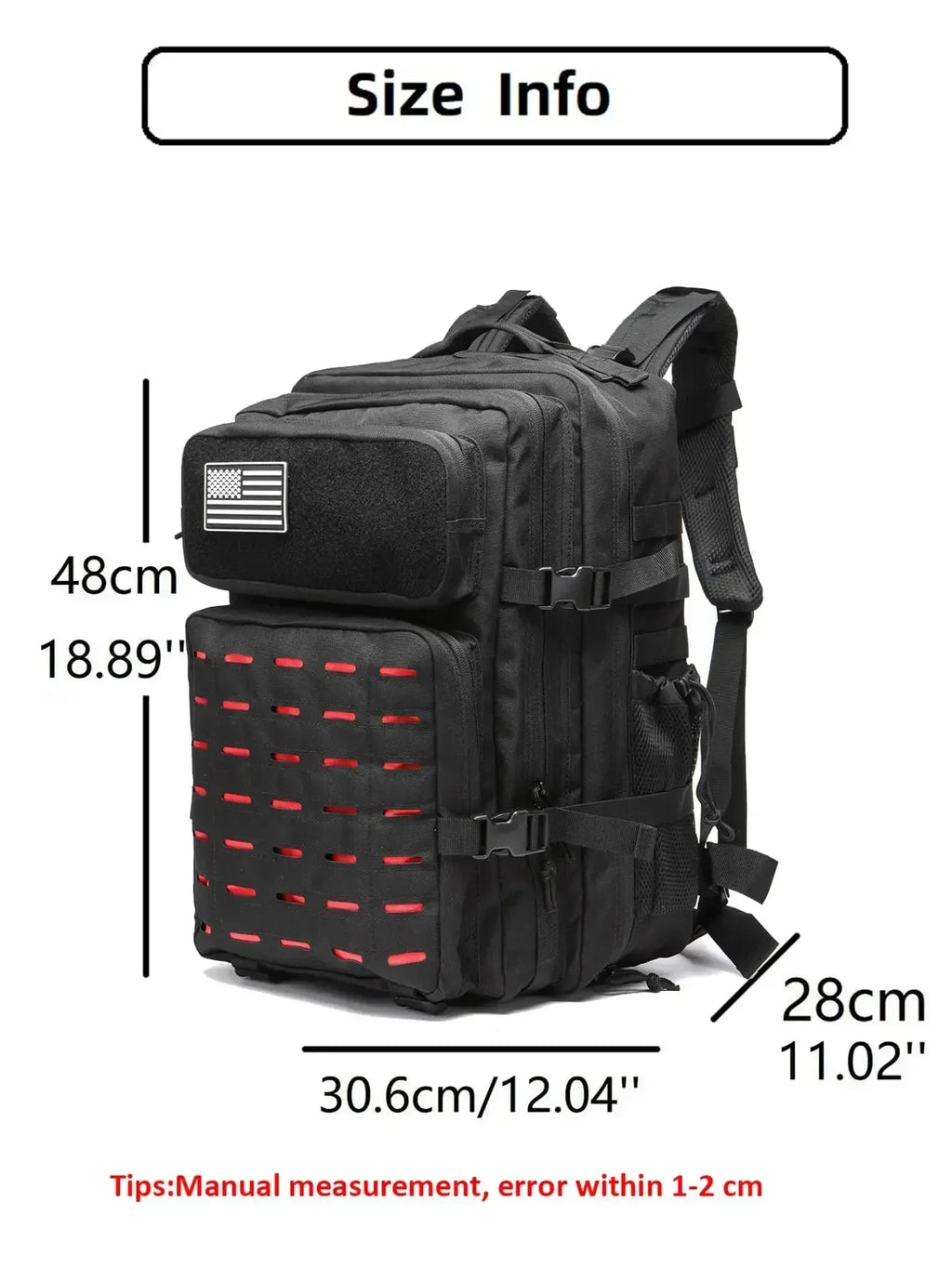 Tactical MOLLE Backpack – 25L & 50L