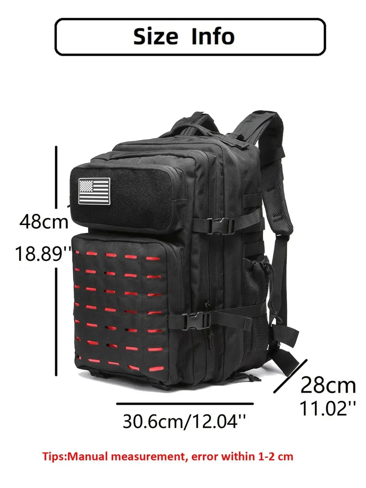Tactical MOLLE Backpack – 25L & 50L