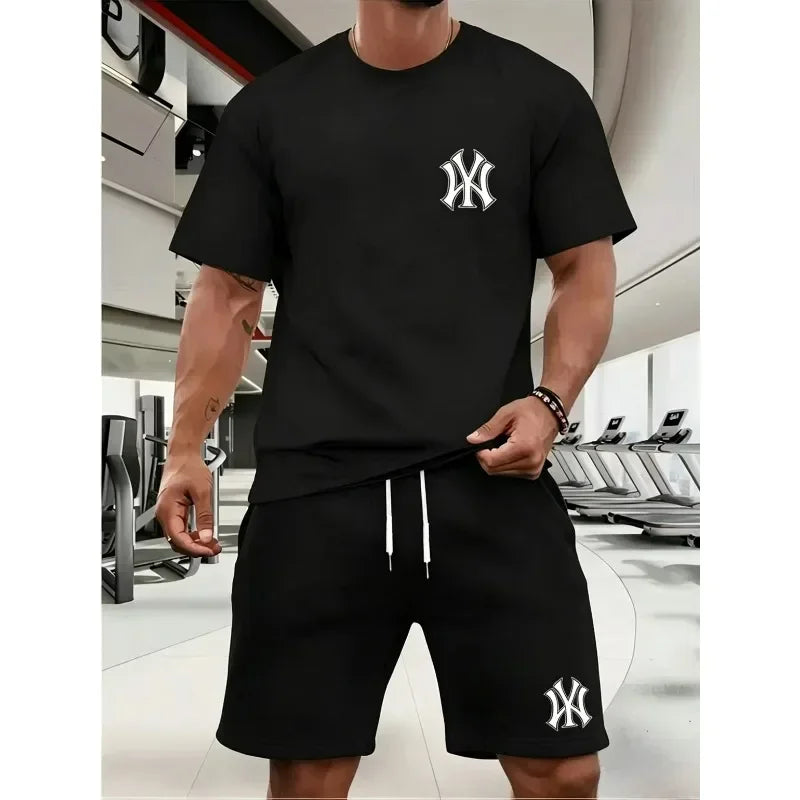 Men’s Quick-Dry T-Shirt & Shorts Set