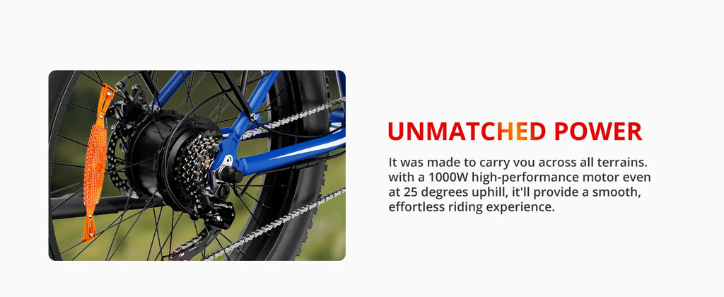 AMYET EB26 26-Inch Fat Tire Electric Bike