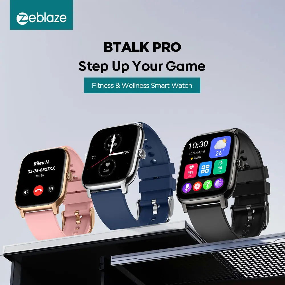 Zeblaze Btalk PRO Smartwatch with Bluetooth Calling