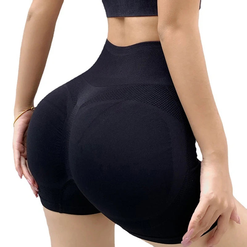 Women’s High-Waist Stretch Gym Shorts