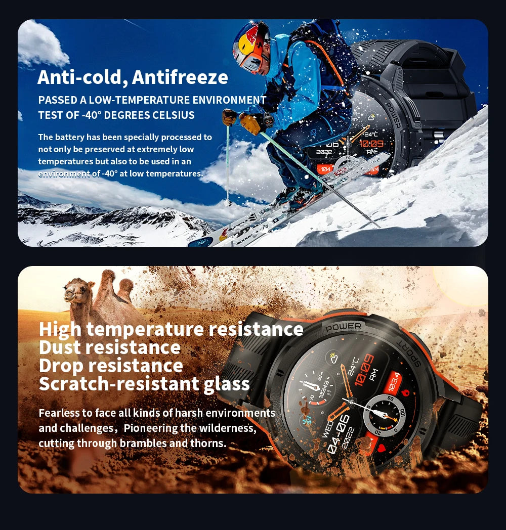Oukitel BT10 AMOLED Smartwatch with Bluetooth Calling