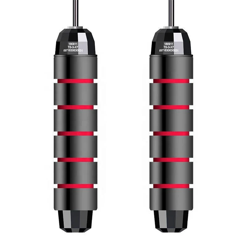 Adjustable Steel-Cable Jump Rope with Foam Handles