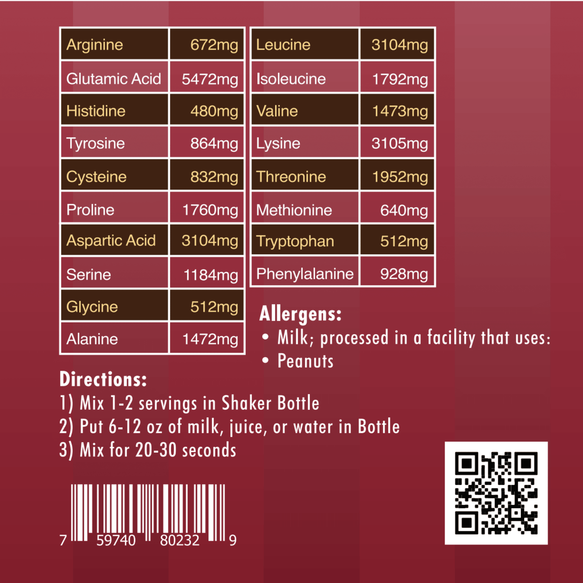 Whey Protein Isolate Chocolate